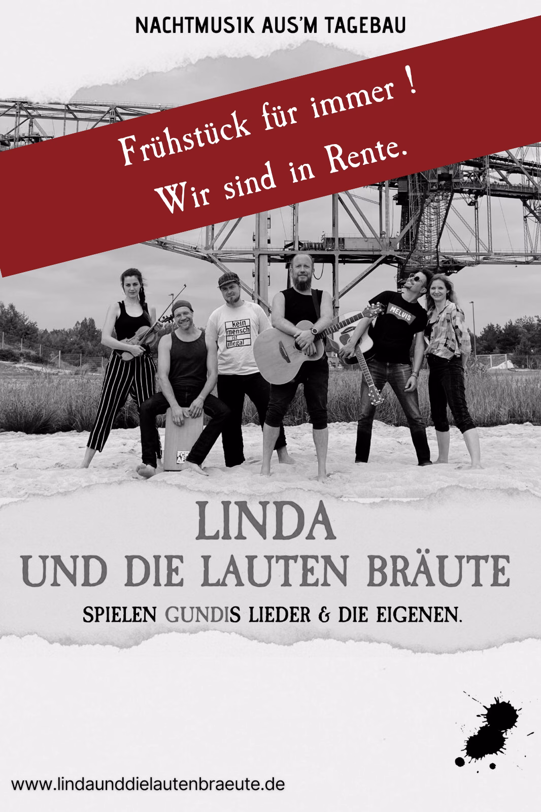 Tourplakat Linda und die lauten Bräute
